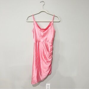 Milly Blush Satin Slip Dress